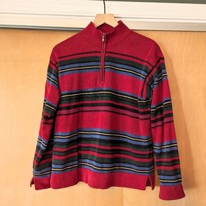 y2k vintage quarter zip sweater